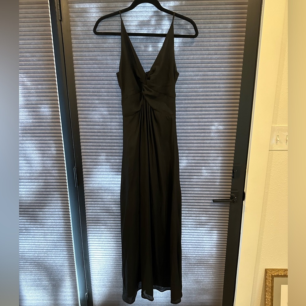 Black Chiffon Maxi